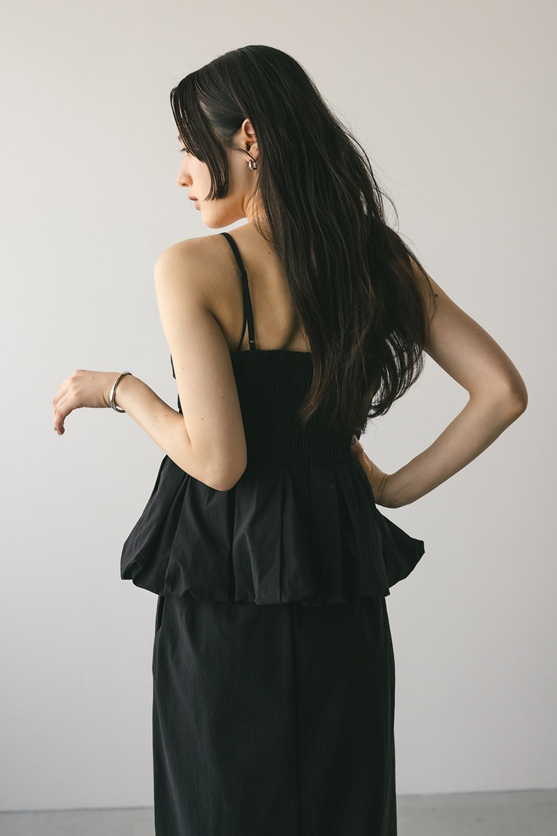 ペプラムキャミトップ 詳細画像 BLK 10