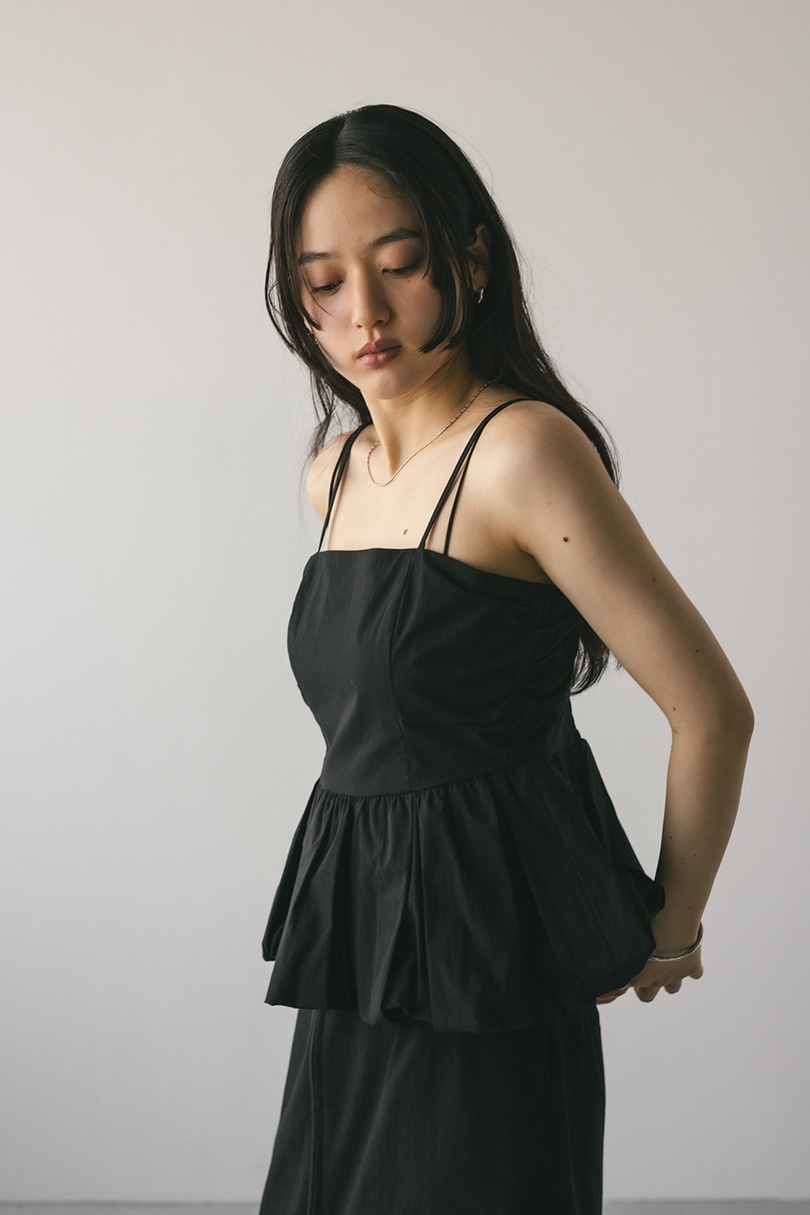 ペプラムキャミトップ 詳細画像 BLK 7