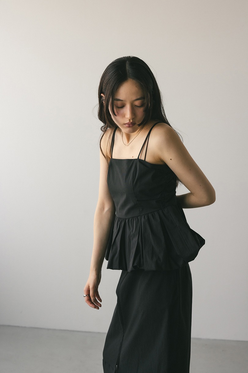 ペプラムキャミトップ 詳細画像 BLK 8