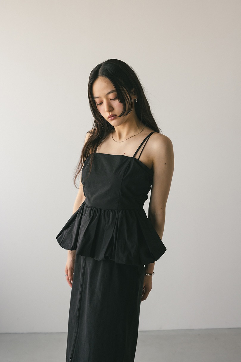 ペプラムキャミトップ 詳細画像 BLK 9