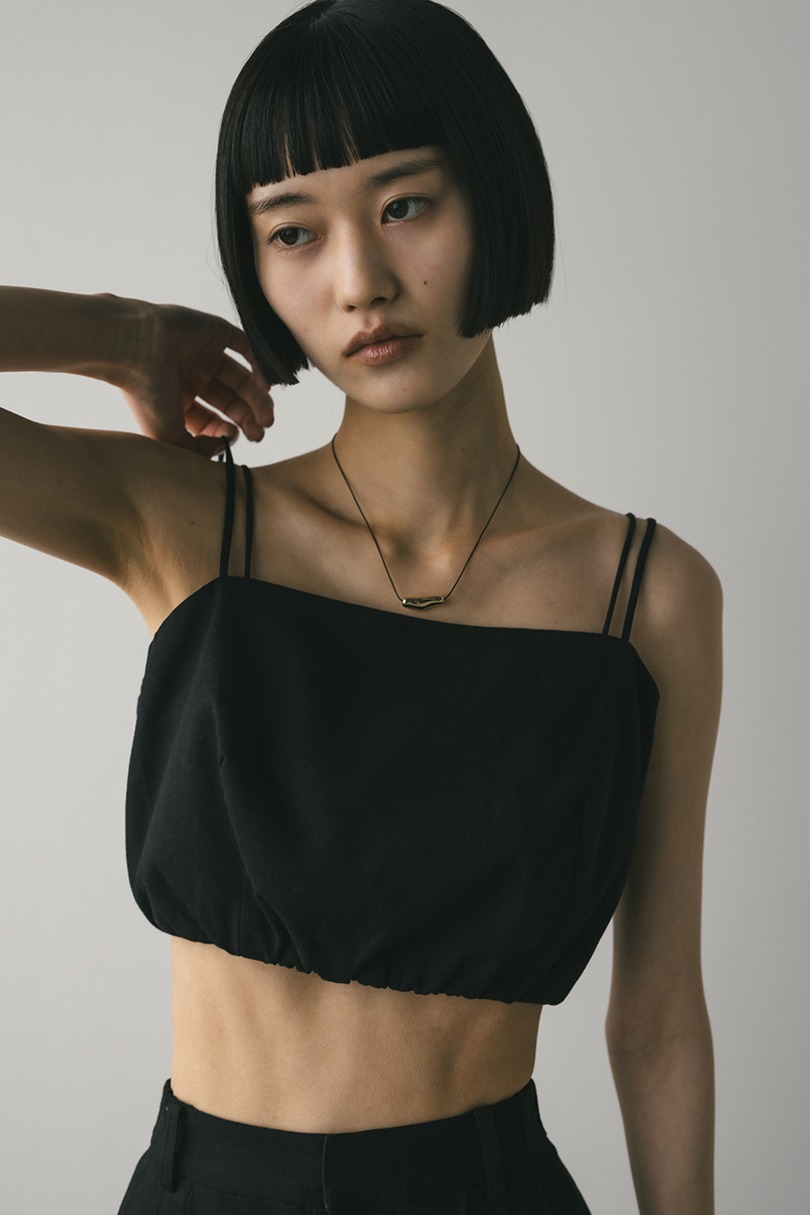 リネンミックスビスチェ 詳細画像 BLK 2
