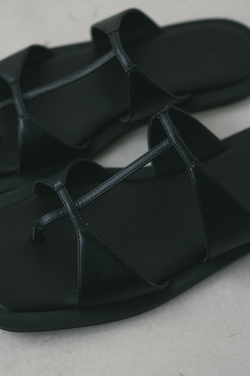 ダブルストラップフラットサンダル 詳細画像 BLK 11