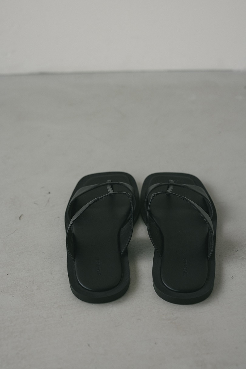 ダブルストラップフラットサンダル 詳細画像 BLK 7