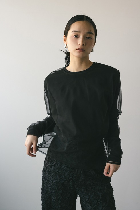 【定価28,000円】 MBハイエンドニットブレザー Sサイズ 美品 2ピースシアーレイヤードニット｜STYLEMIXER（スタイルミキサー