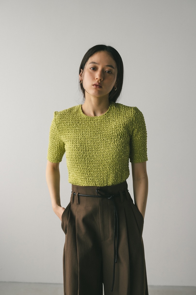 ネップシャーリングトップ 詳細画像 GRN 4