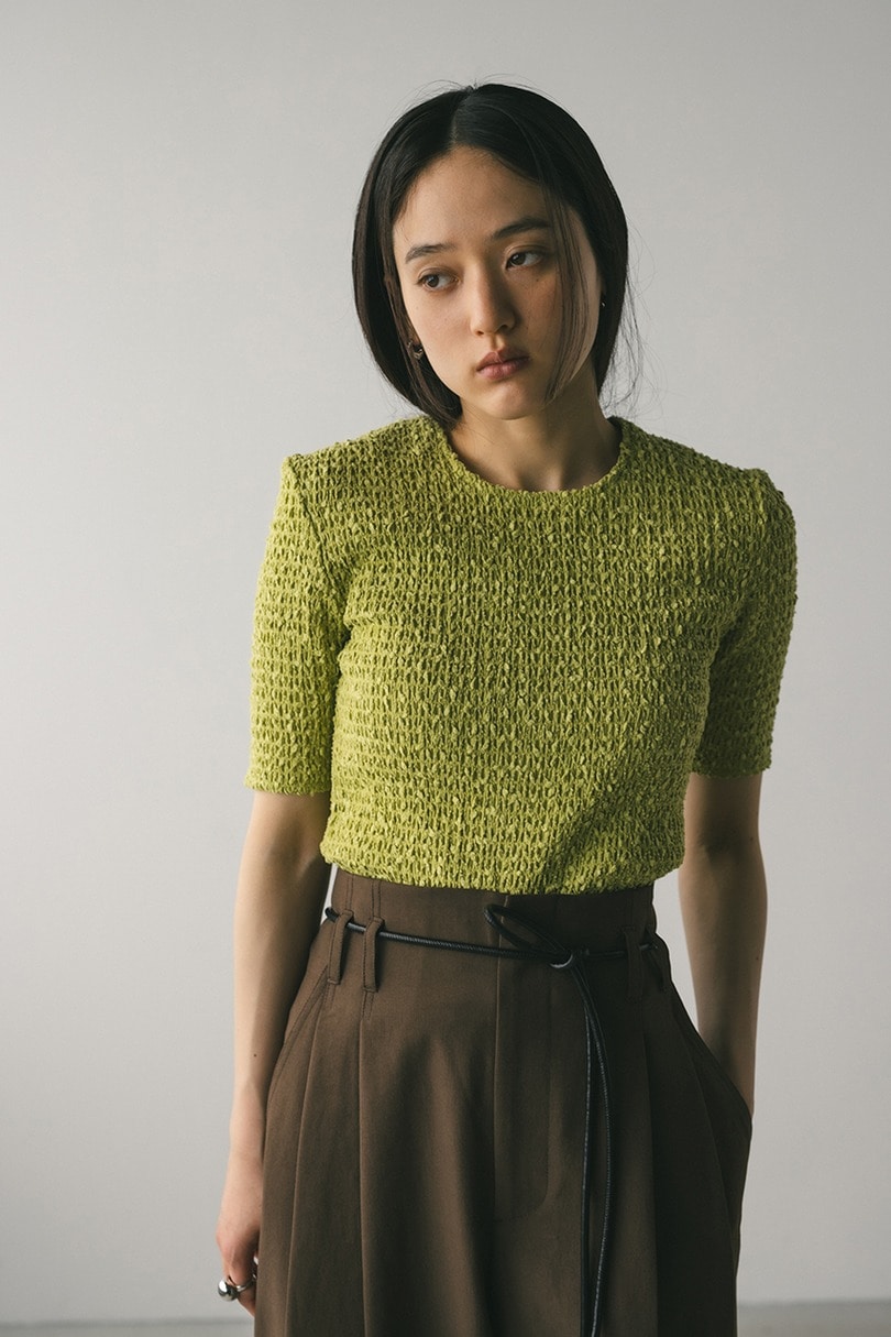 ネップシャーリングトップ 詳細画像 GRN 5
