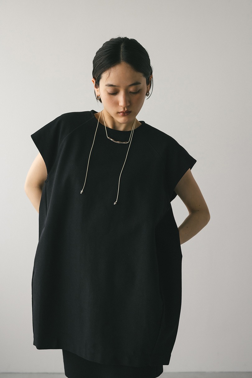 ショルダーパットミニワンピース 詳細画像 BLK 6