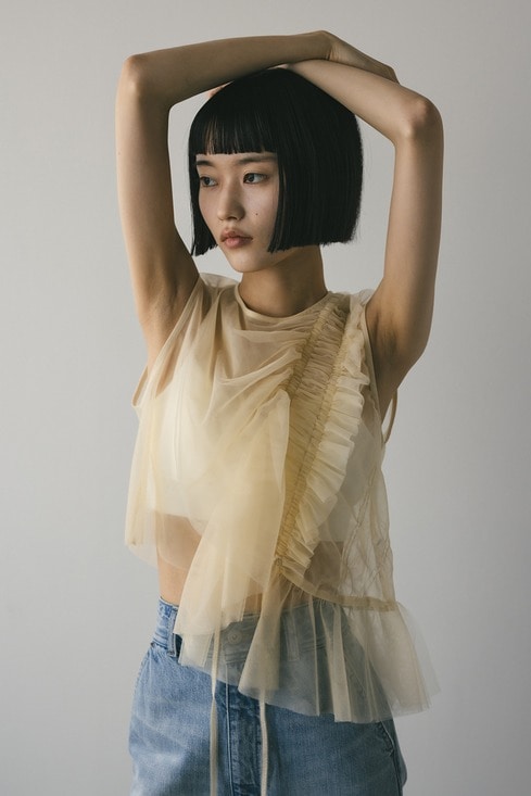 Maison de Dolce シャーリングカットソー Maison de Dolce シャーリングカットソー