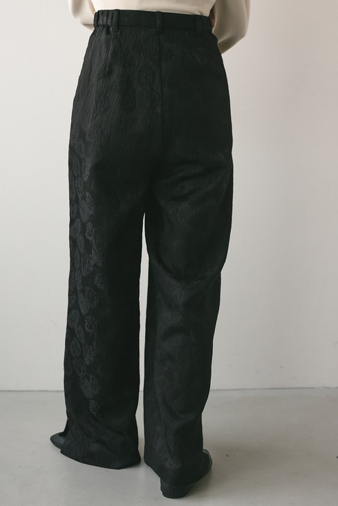 STYLEMIXER パンツ ジャガードスリットパンツ レディース