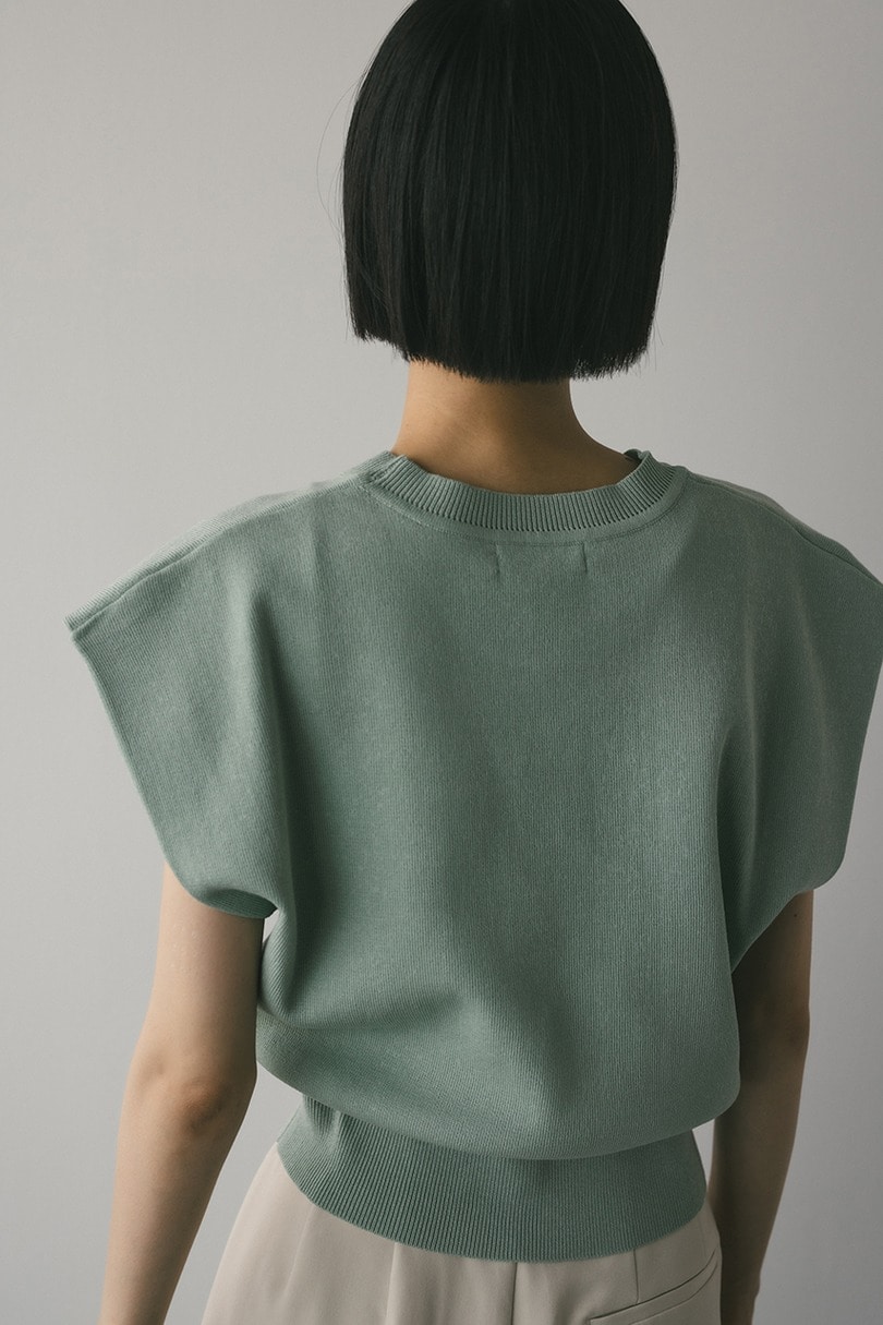 ショルダータックショートニット 詳細画像 MINT 7