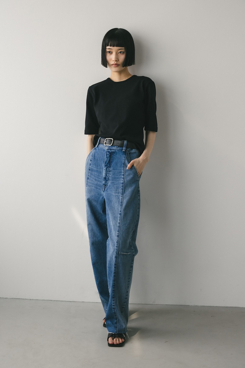 バックスリットニット 詳細画像 BLK 2