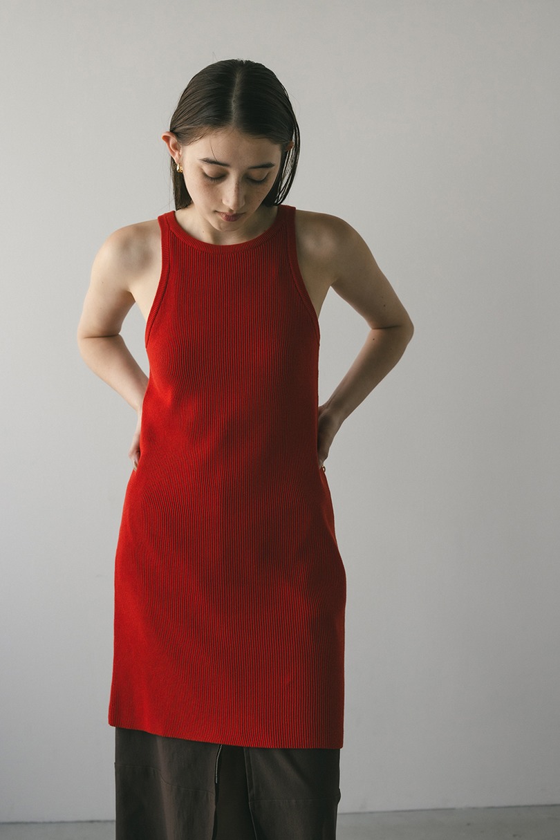 アメスリニットミニワンピース 詳細画像 RED 10