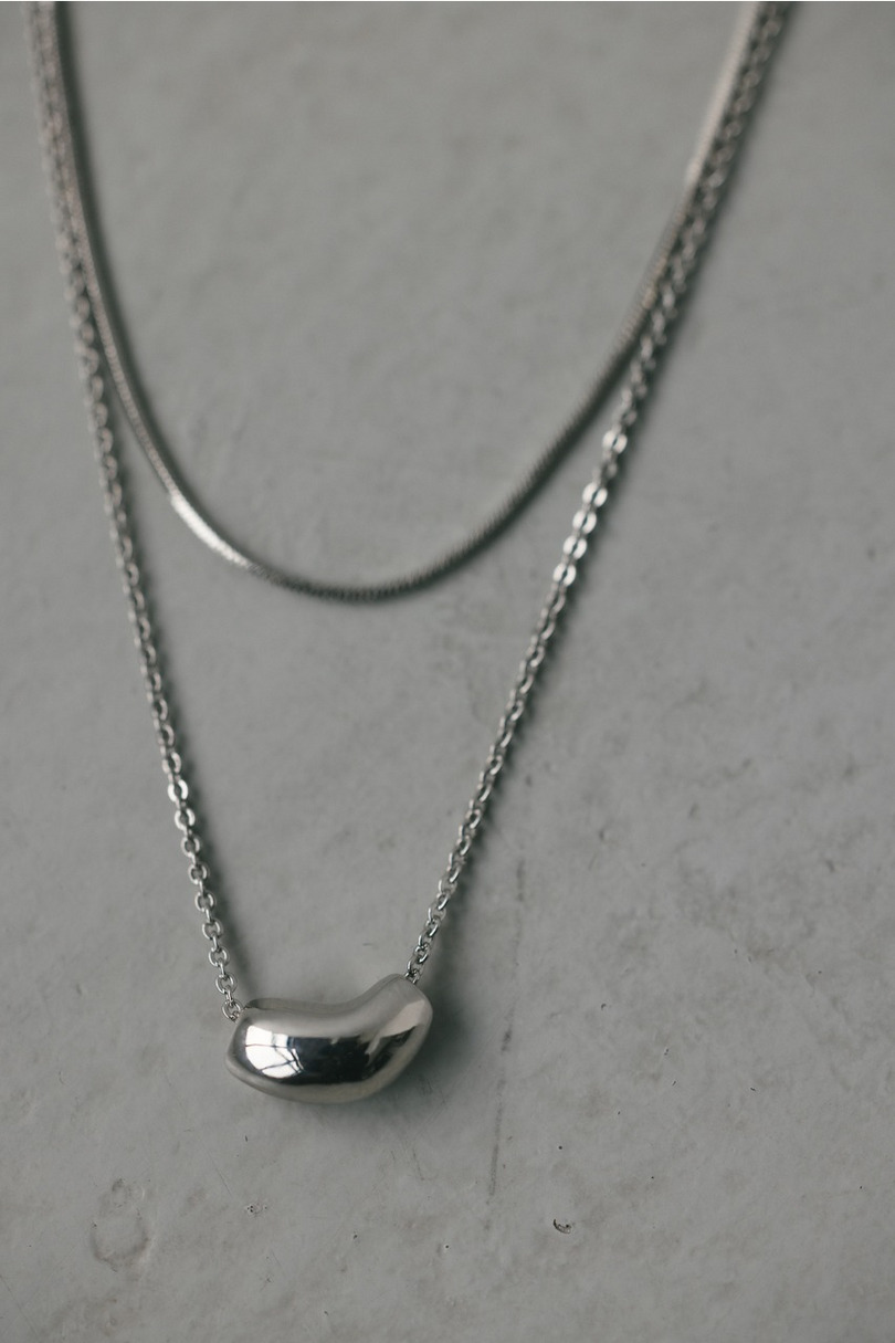 ダブルラインモチーフネックレス 詳細画像 SLV 5