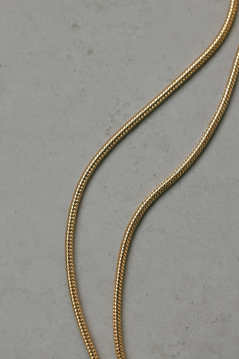 スネイクチェーンスライドネックレス 詳細画像 GLD 12