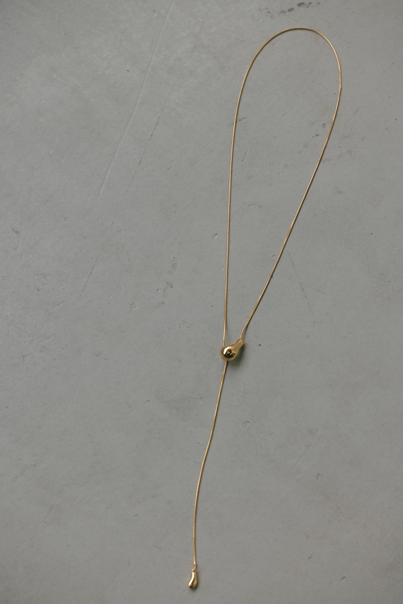スネイクチェーンスライドネックレス 詳細画像 GLD 4