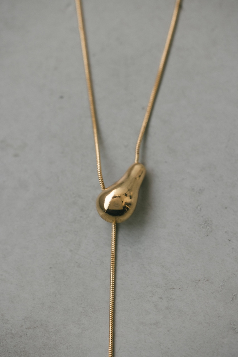 スネイクチェーンスライドネックレス 詳細画像 GLD 7