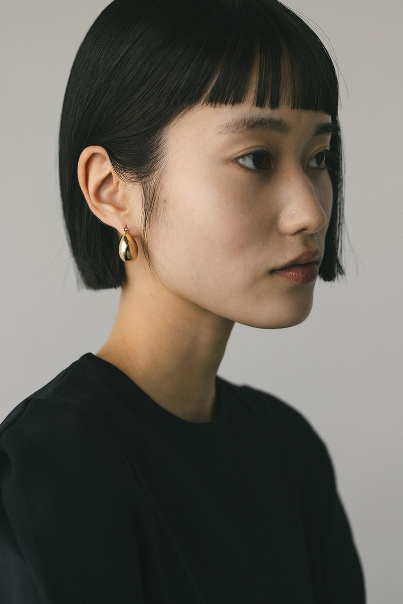 プランプドロップピアス 詳細画像 GLD 2