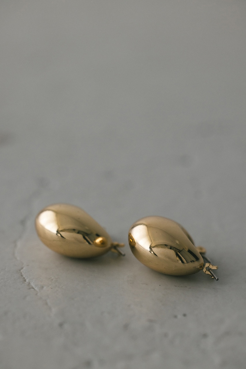 プランプドロップピアス 詳細画像 GLD 6