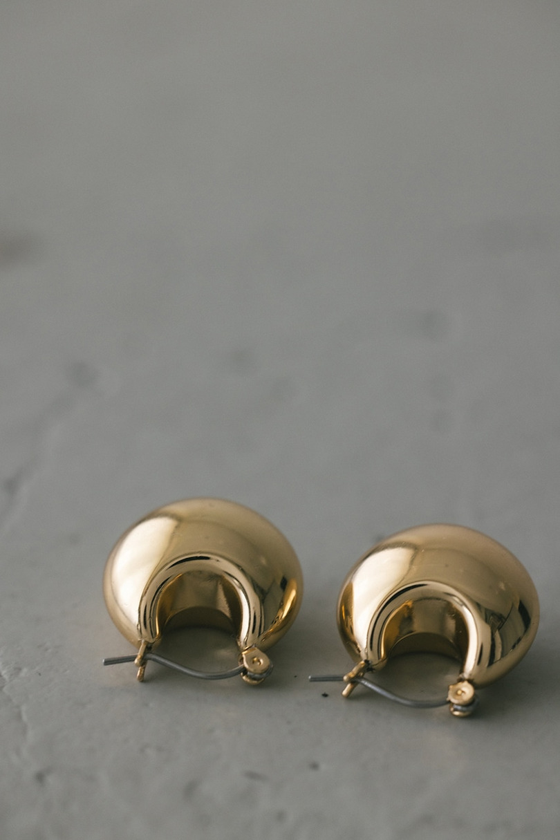 プランプドロップピアス 詳細画像 GLD 7