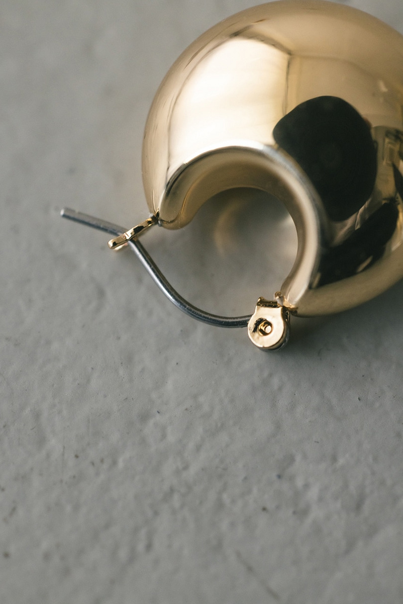 プランプドロップピアス 詳細画像 GLD 9