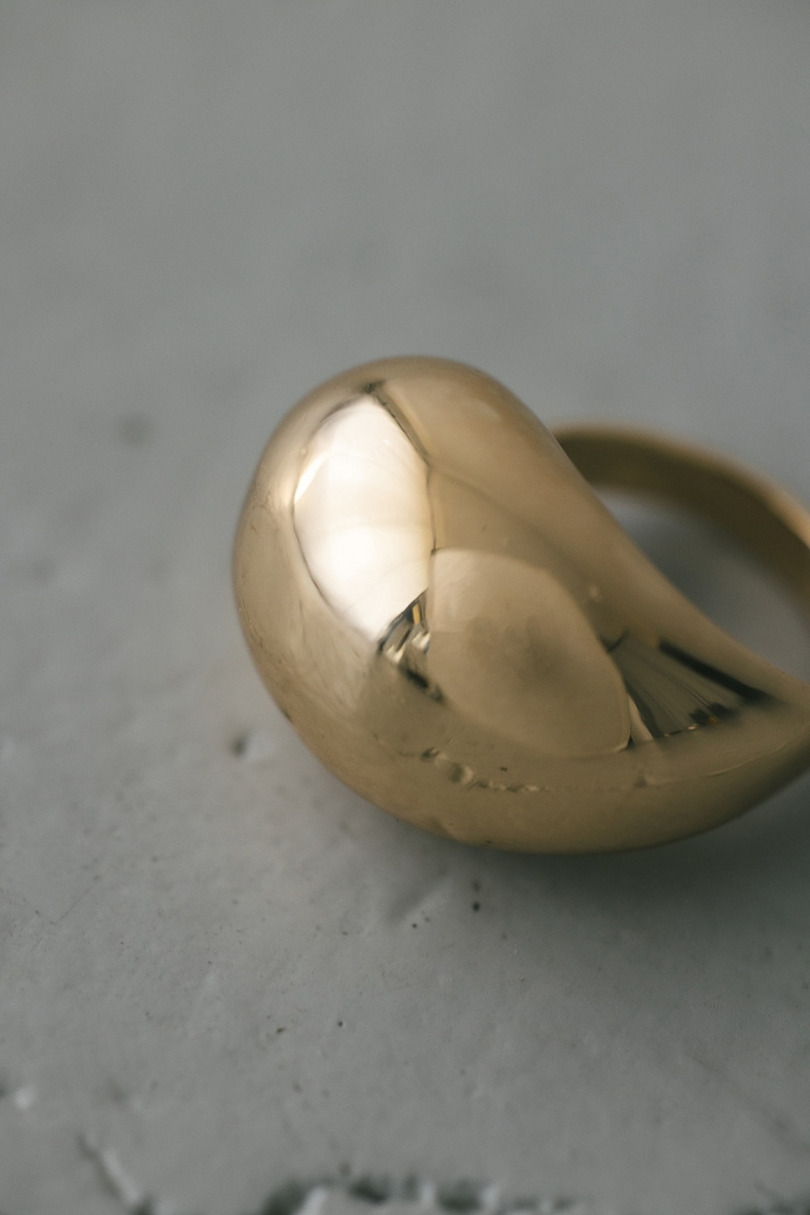 プランプドロップリング 詳細画像 GLD 12
