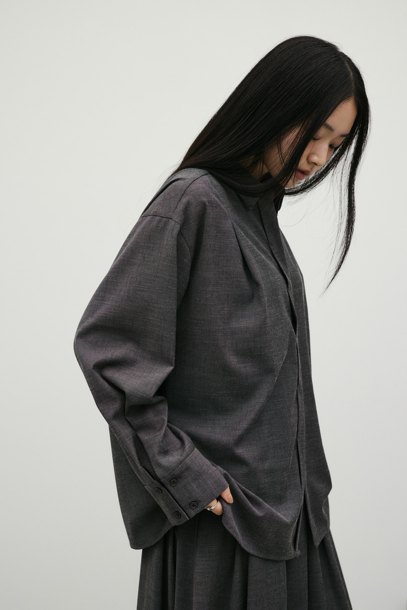 メランジタックルーズシャツ 詳細画像 GRY 10