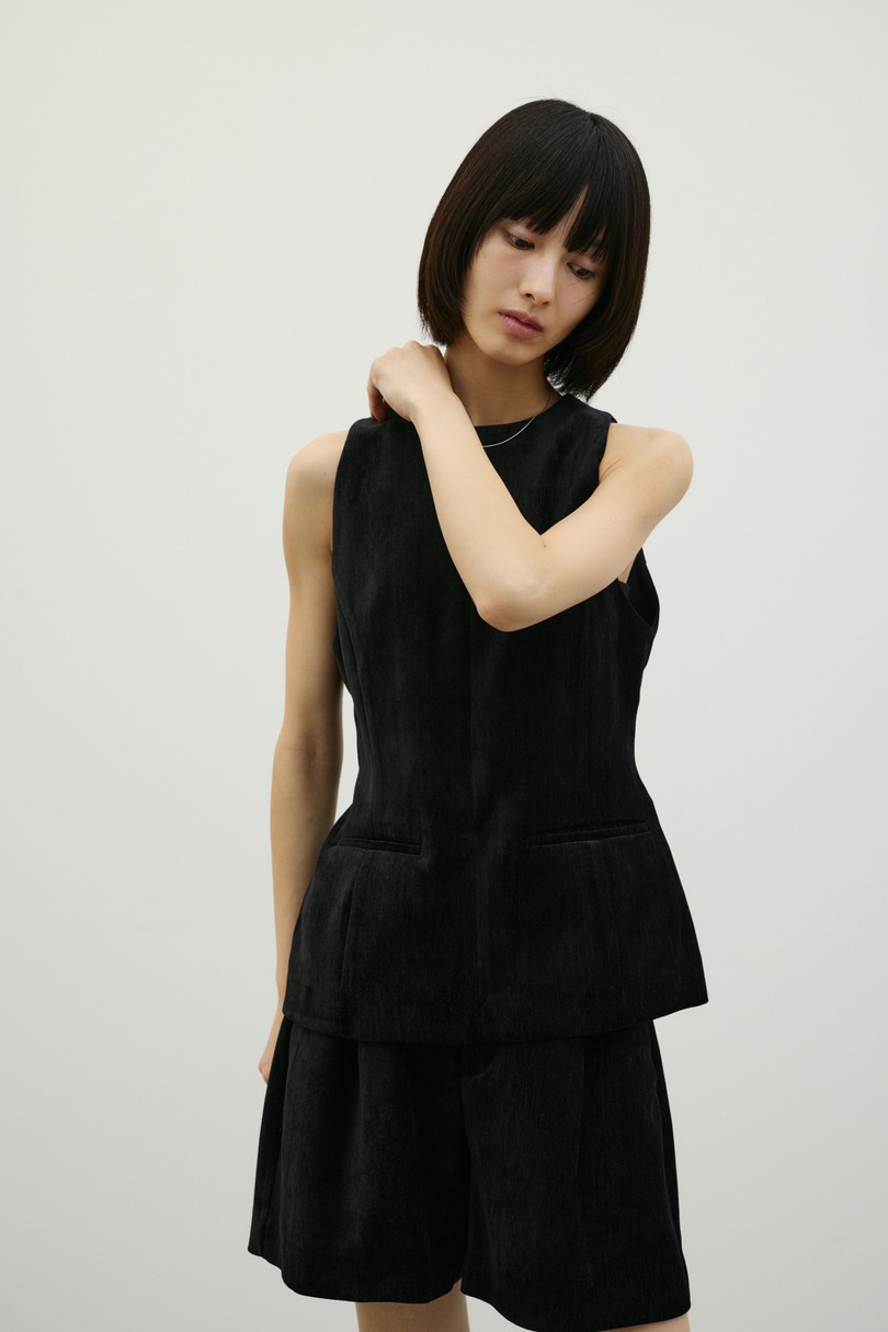 ベロアフォルムベストトップ 詳細画像 BLK 5