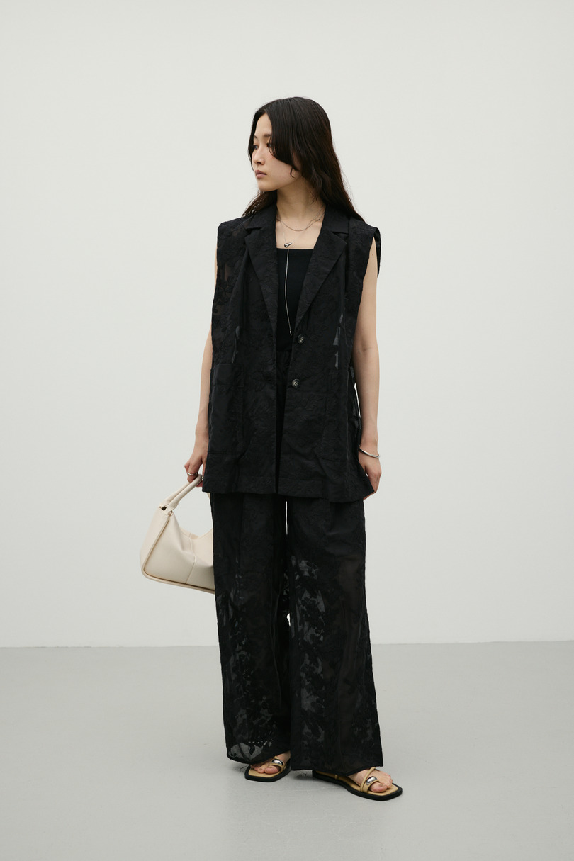 レースシアーベスト 詳細画像 BLK 2