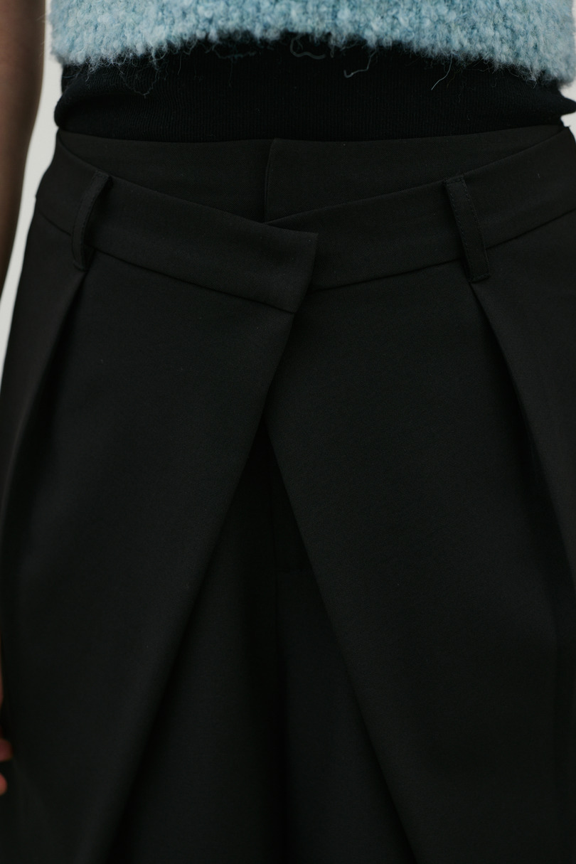 ダブルウエストラップワイドパンツ 詳細画像 BLK 6