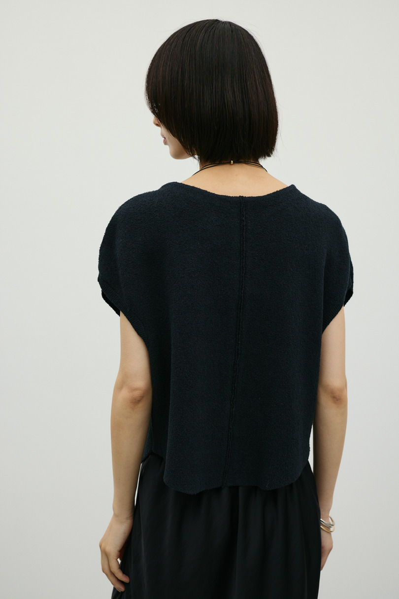 2WAYブークレーニットトップ 詳細画像 BLK 7