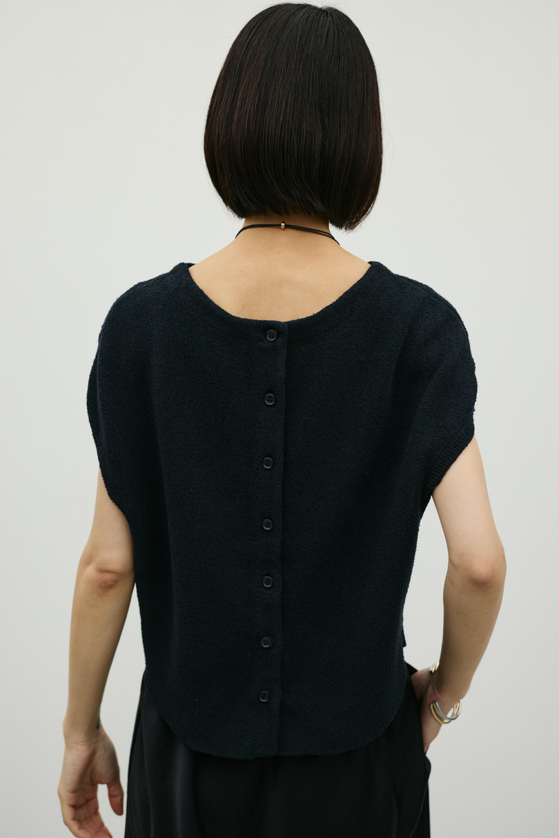2WAYブークレーニットトップ 詳細画像 BLK 9