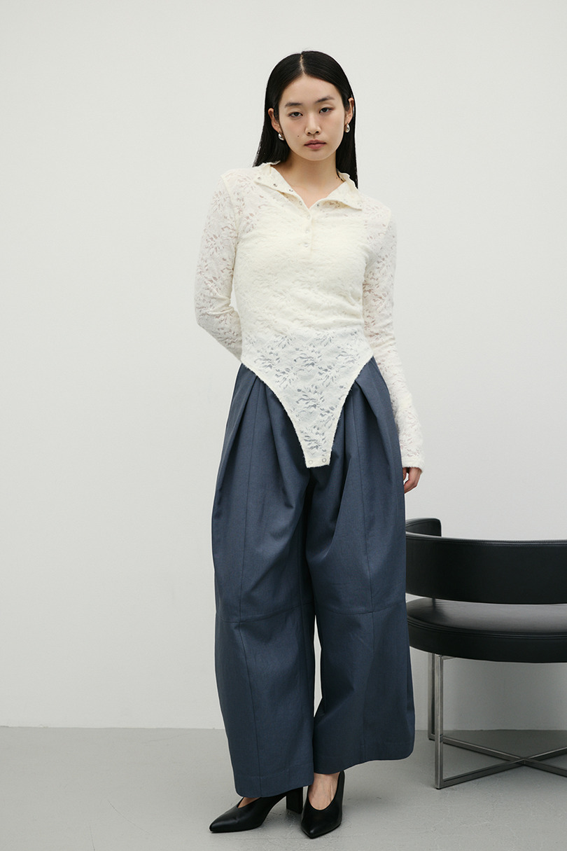 2WAYレースボディースーツ 詳細画像 WHT 3