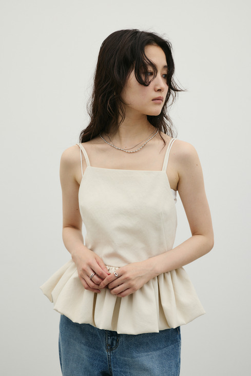【新品未使用】STYLEMIXER ペプラムキャミソール アイボリー ハイラインペプラムキャミ｜STYLEMIXER（スタイルミキサー）公式通販サイト