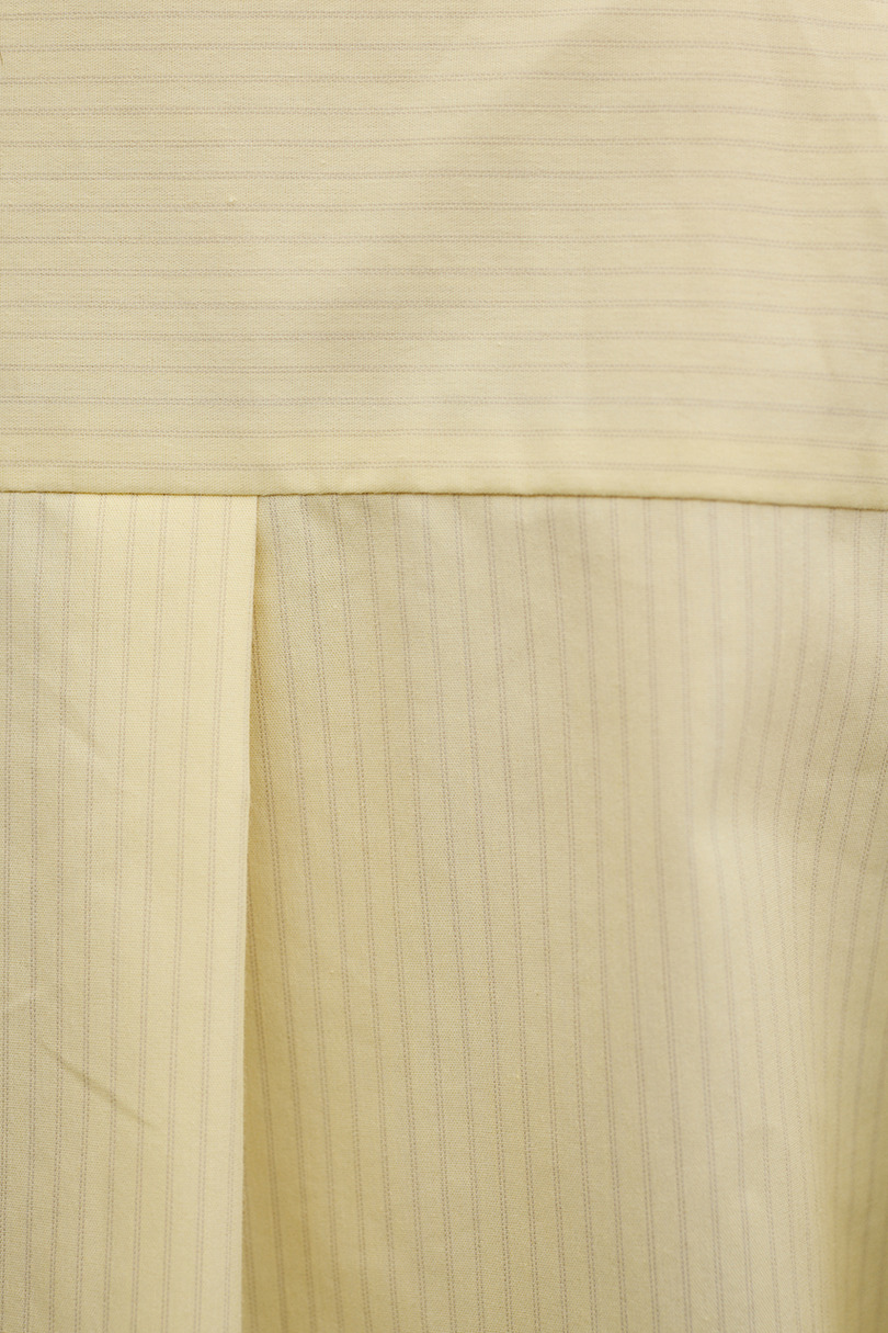 ストライプワイドカフオーバーシャツ 詳細画像 YEL 20