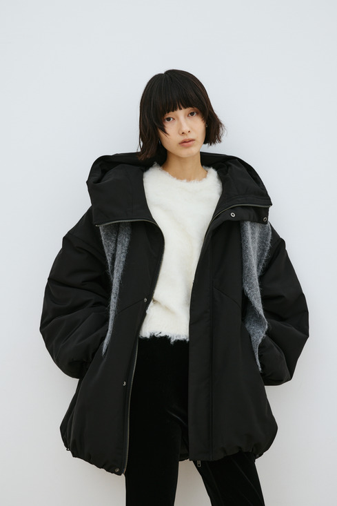 パッファーボリュームブルゾン