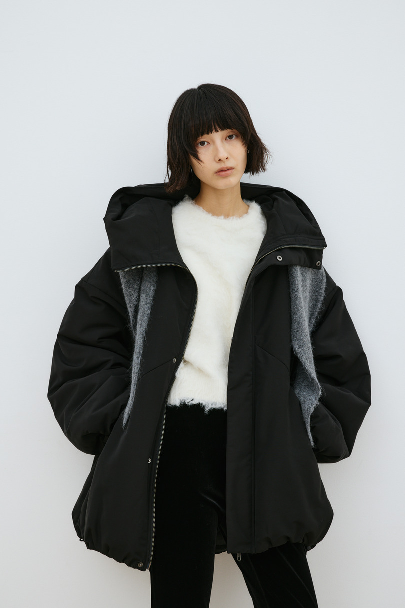 パッファーボリュームブルゾン