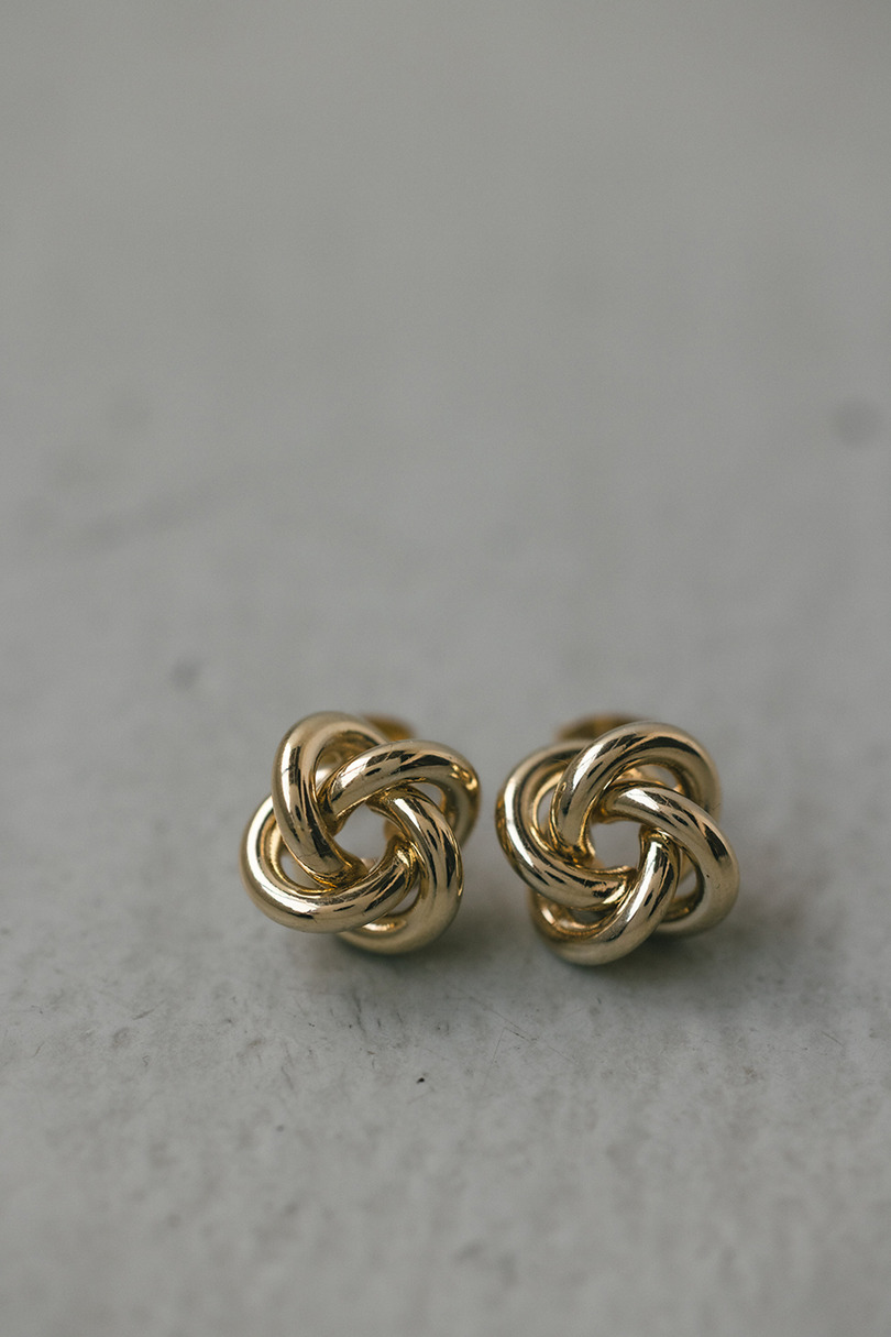 ノットモチーフピアス 詳細画像 GLD 3