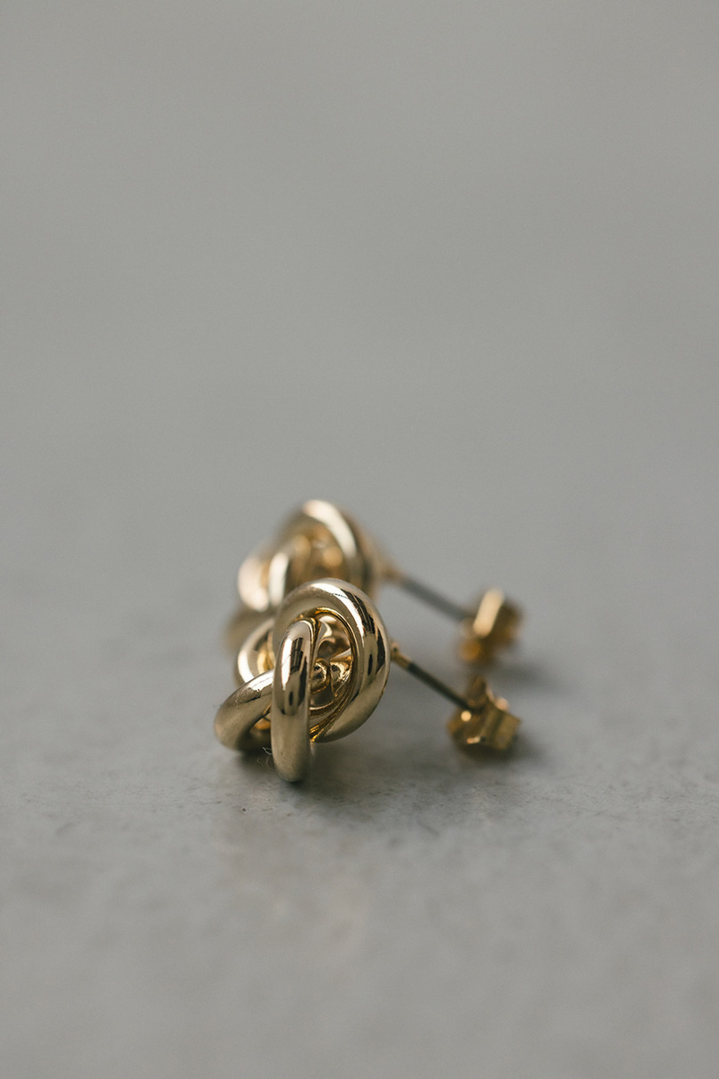 ノットモチーフピアス 詳細画像 GLD 7