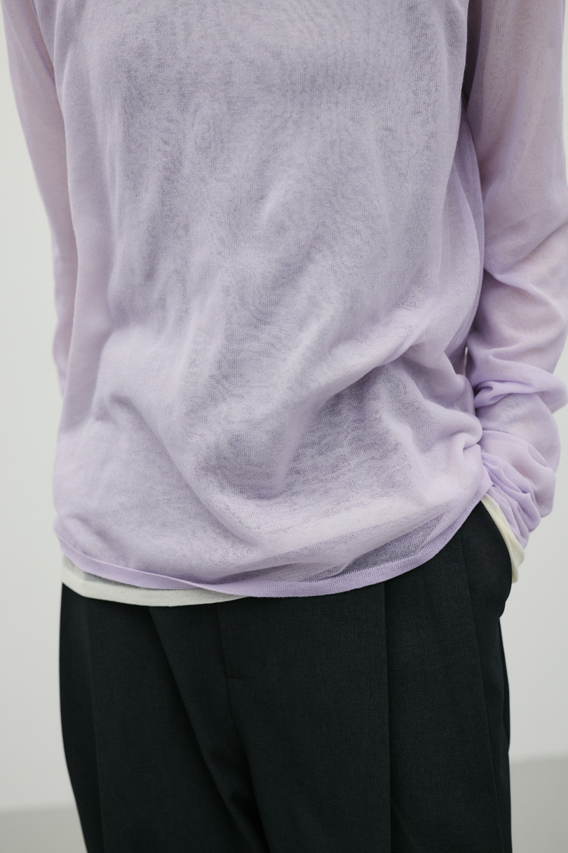 シアースキンニットトップ 詳細画像 PUR 8