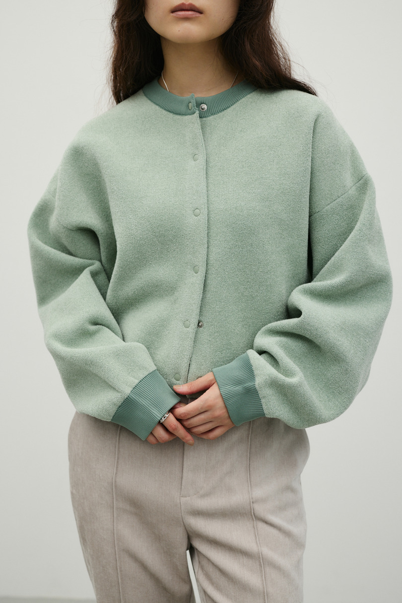 リバーシブルベロアカーディガン 詳細画像 MINT 5