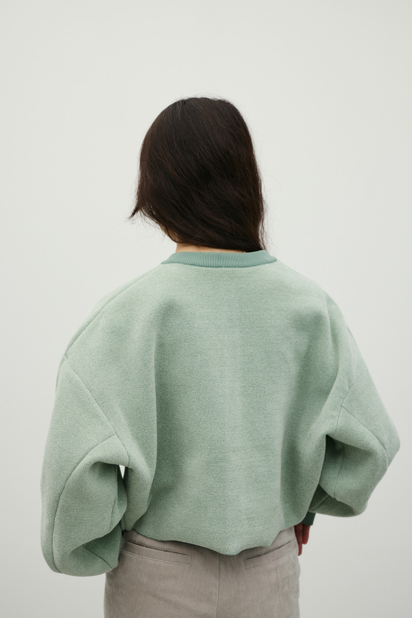 リバーシブルベロアカーディガン 詳細画像 MINT 6