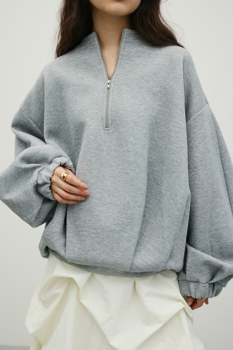フロントジップダンボールスウェット 詳細画像 GRY 7