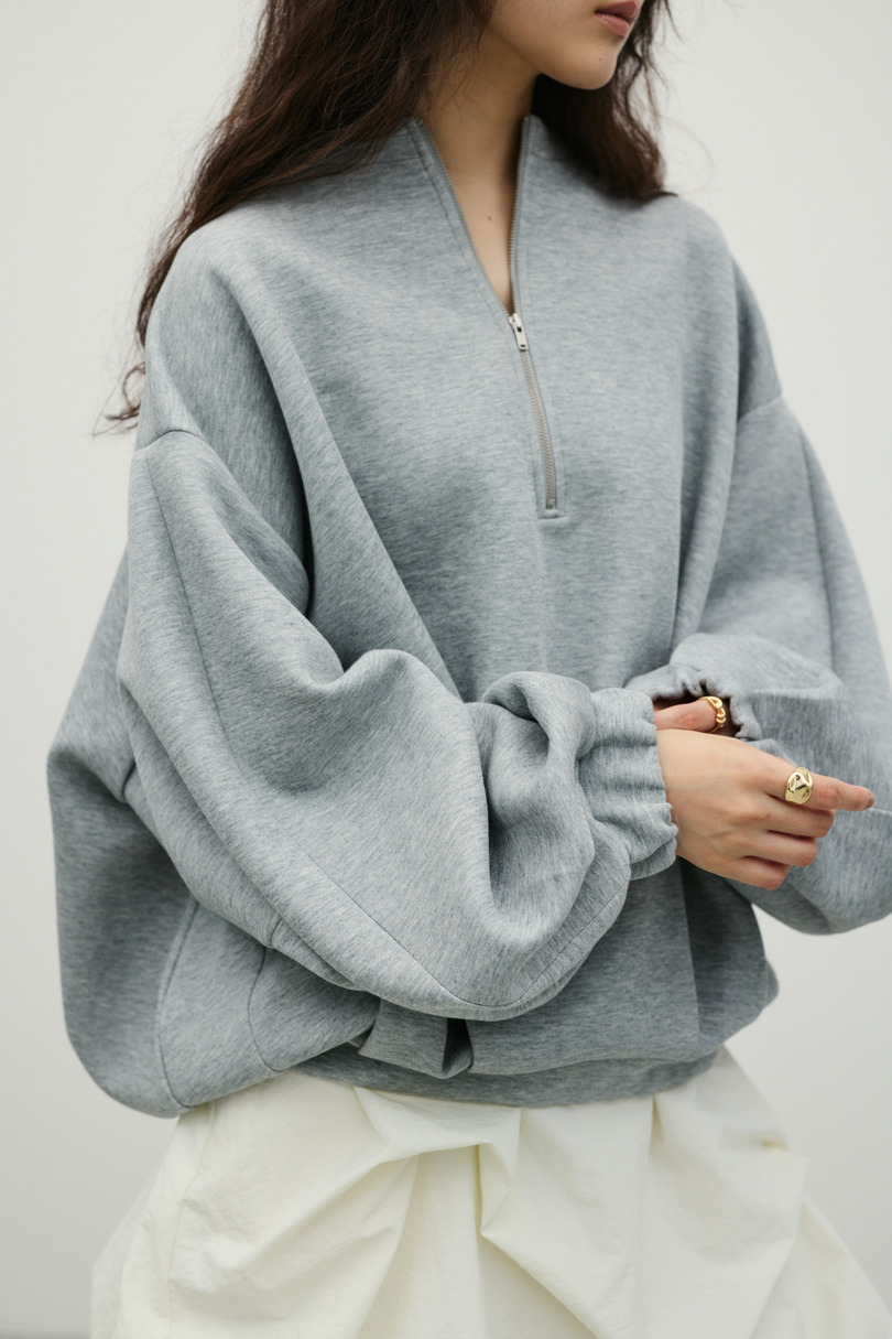 フロントジップダンボールスウェット 詳細画像 GRY 8