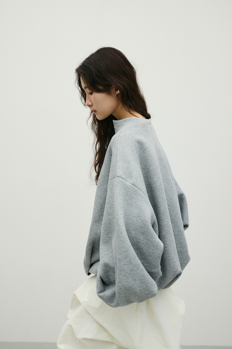 フロントジップダンボールスウェット 詳細画像 GRY 9