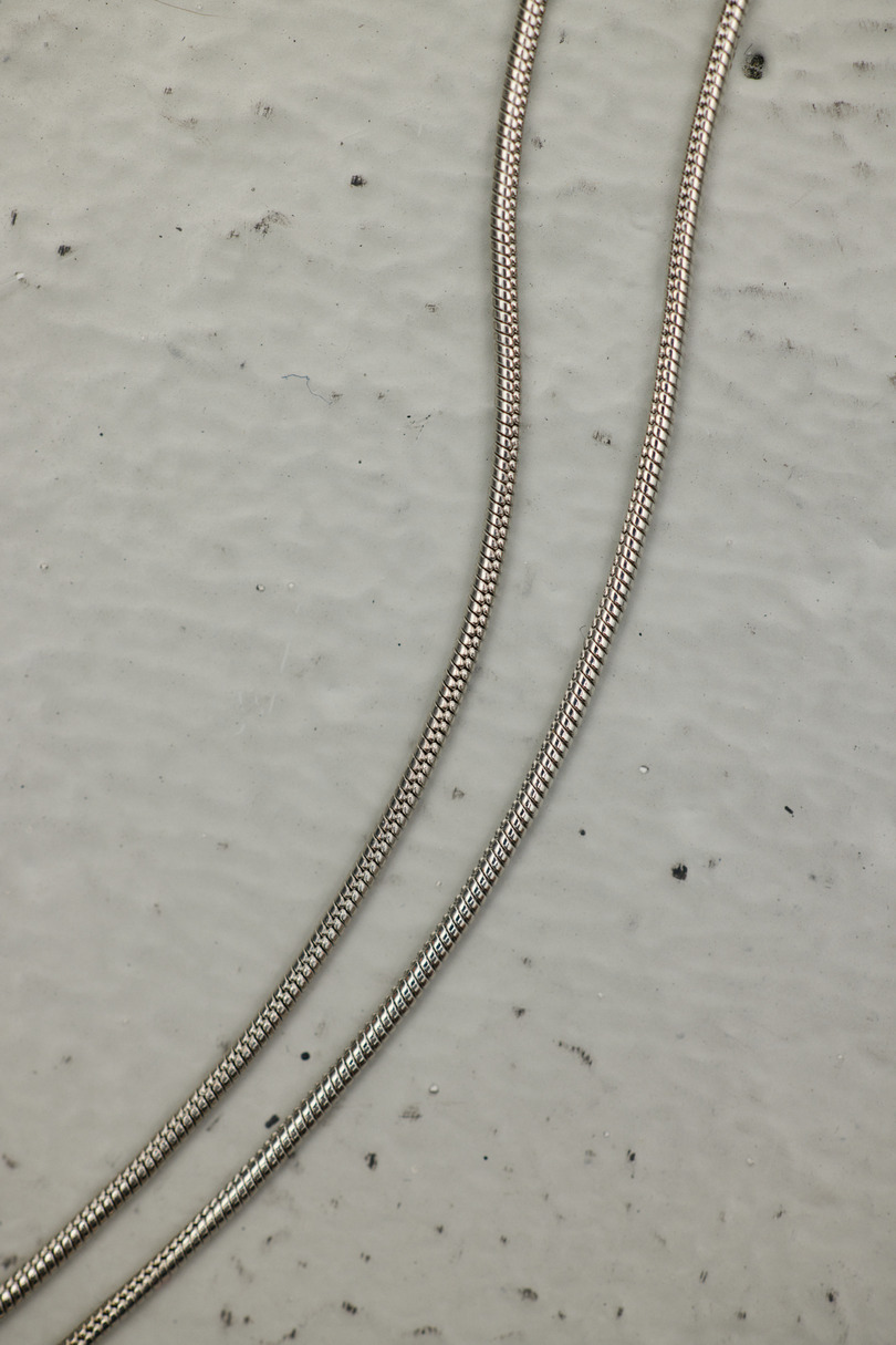 トライアングルモチーフロングネックレス 詳細画像 SLV 10