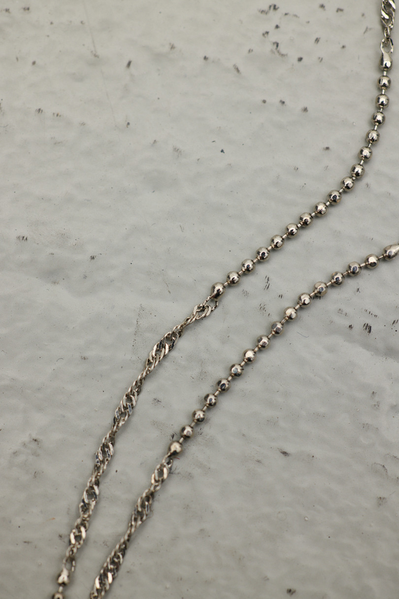 ランダムチェーンネックレス 詳細画像 SLV 7