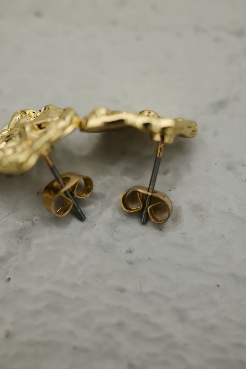 スクエアモチーフピアス 詳細画像 GLD 6