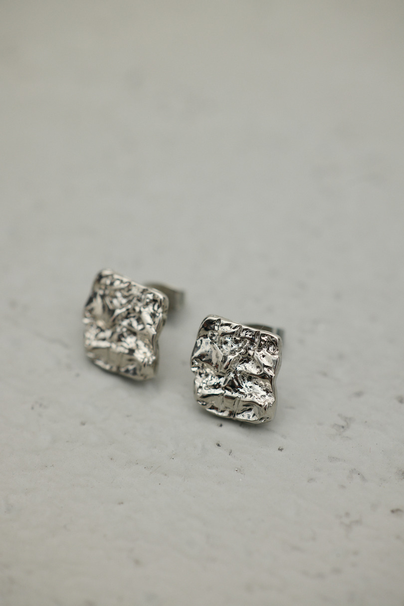 スクエアモチーフピアス 詳細画像 SLV 5