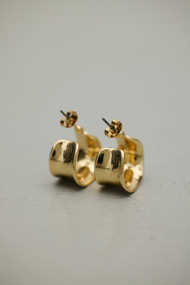 ワイドソフトカーブピアス 詳細画像 GLD 3