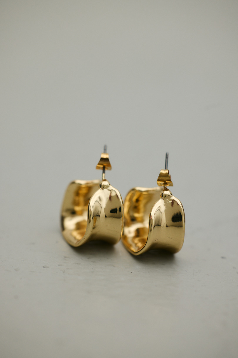 ワイドソフトカーブピアス 詳細画像 GLD 4